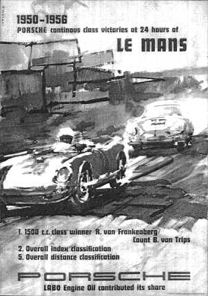 1950-56 Porsche continues class victories at 24 hours of Le Mans