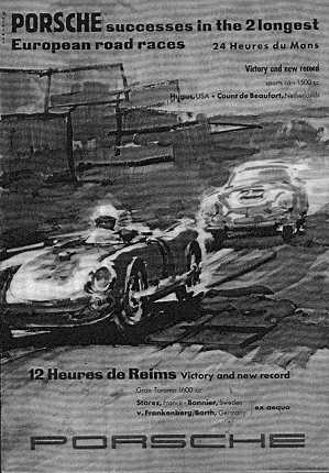 Porsche successes in the two longest European road races-12 Heures de Reims