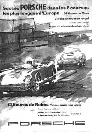 Succes Porsche dans les 2 cources les plus longues d'Europe, 12 Heures de reims