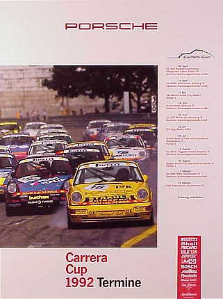 Porsche Carrera Cup Termine 1992